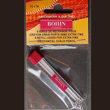 Bohin Pencil Chalk Refills - 6/Pack - Grey